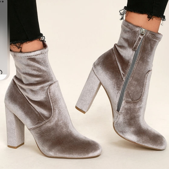 Velvet booties - Picture 5 of 5